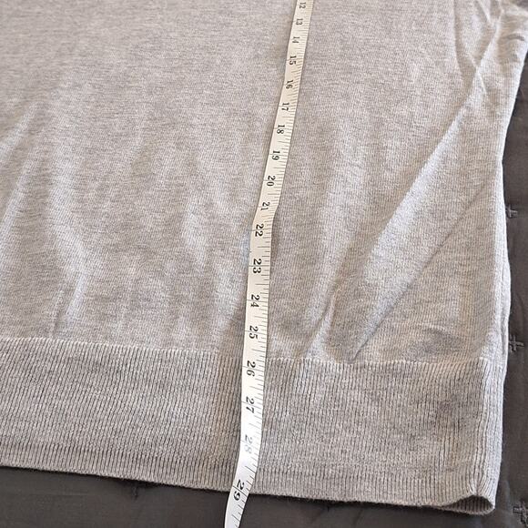 NWT Worthington Sweater Women's 3X Gray Minimalist Neutral Lightweight Basic - Picture 6 of 7